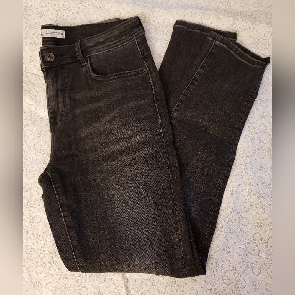 Zara Women's Dark Gray Skinny Jeans